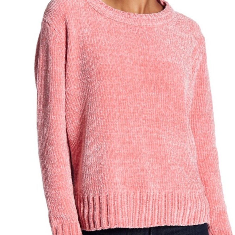 Gap Chenille CrewNeck Sweater in Blush Sz XS